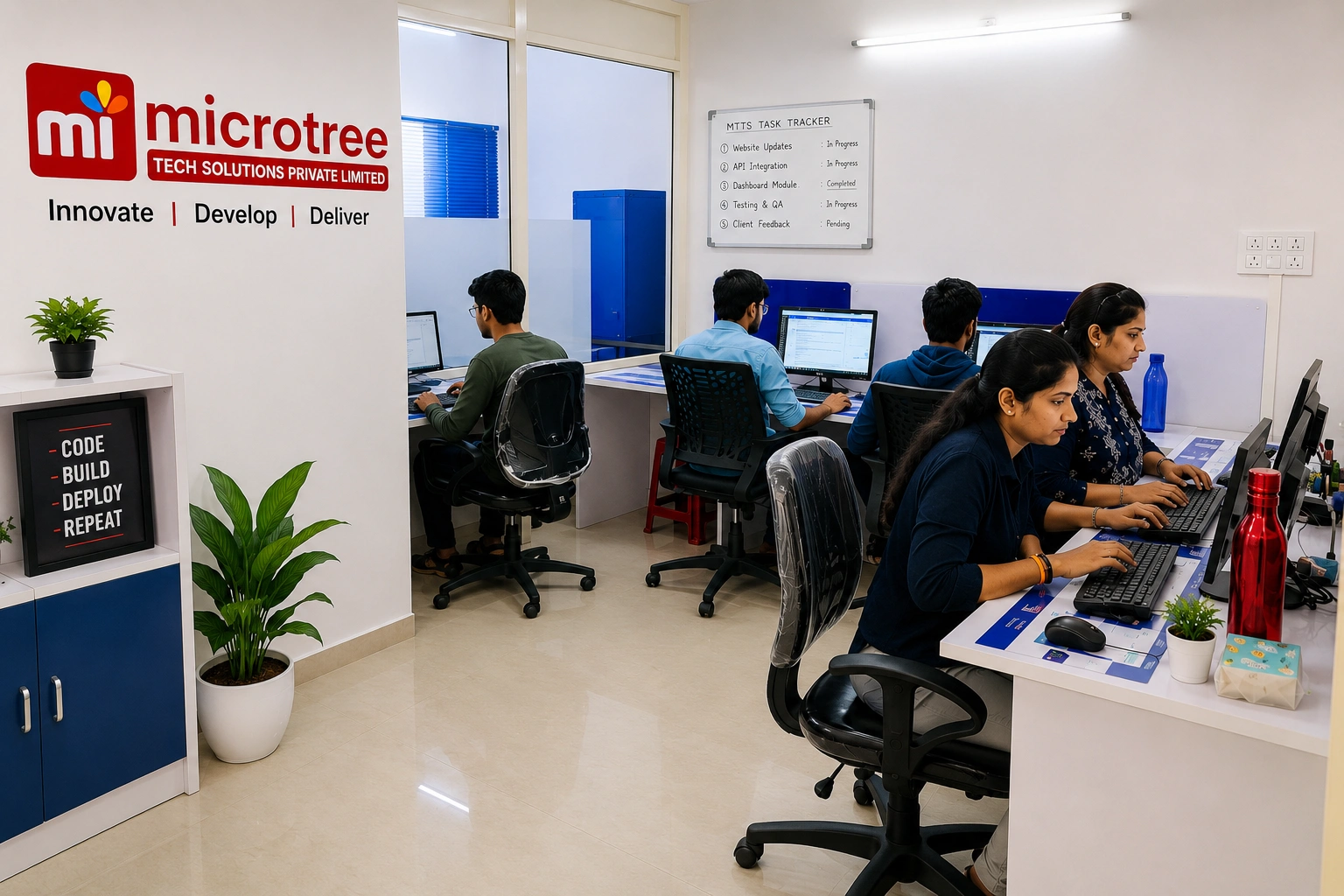 Microtree Tech Solutions daily software workspace