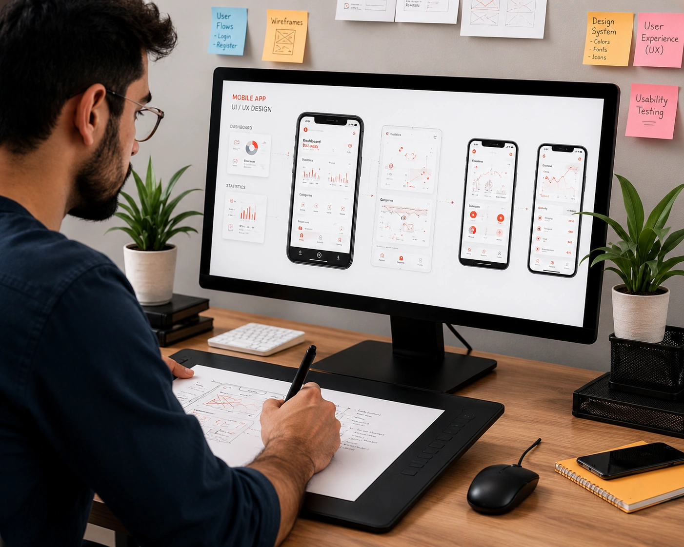 UI UX design services by Microtree Tech Solutions